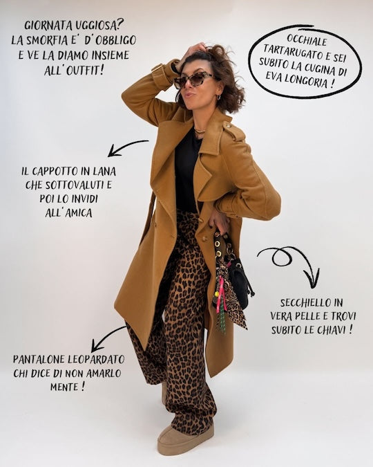 OUTFIT CARAMEL -  toni caldi e animalier !