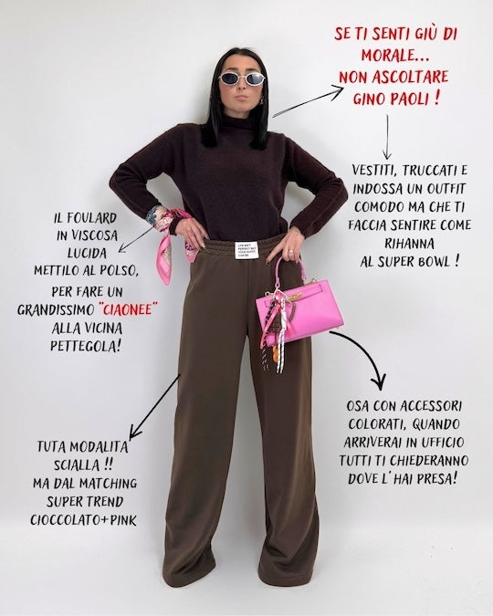 OUTFIT CANDY - cioccolato e pink ci fanno sognare !