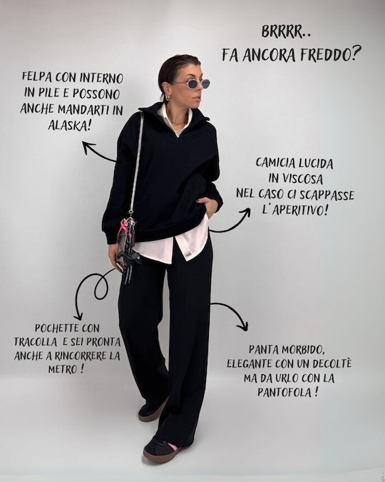 OUTFIT GRAFITE - ufficio si ma con stile !